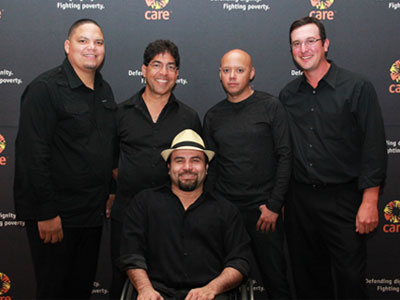 C.O.T. Band (Juan Bonini, Kevin Hyde, Rafael Pereira, Helder Zanella and Willie Ziavino)
