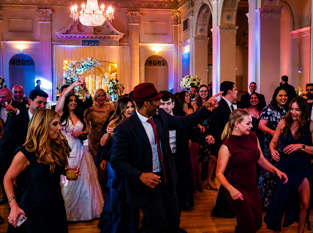 Wedding reception Latin band