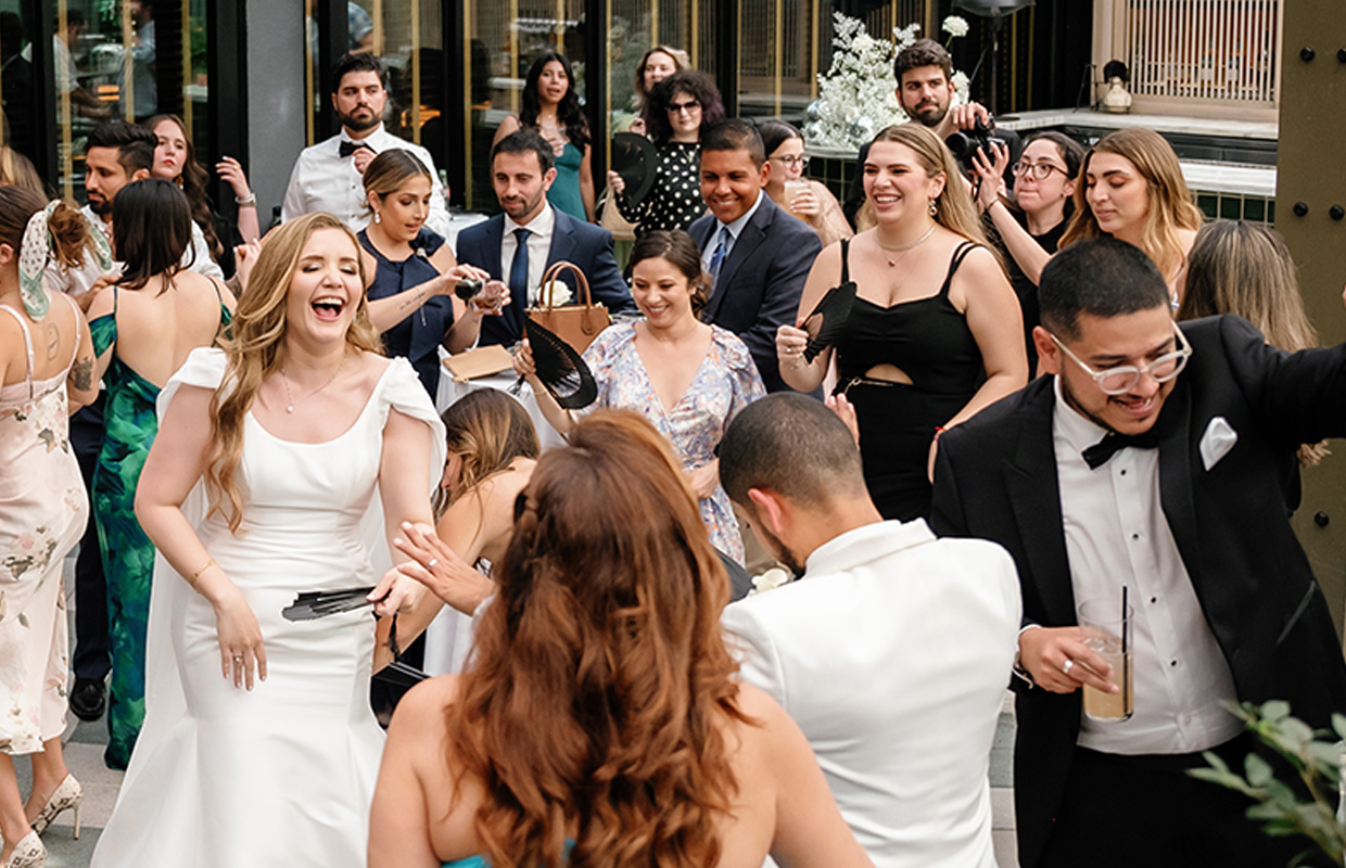 Wedding reception Latin band